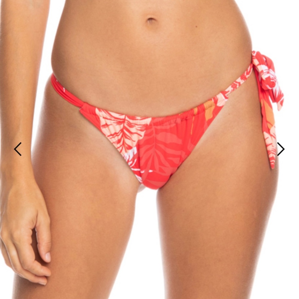 Roxy Seaside Tropics Cheeky High Leg Bikini Bottoms